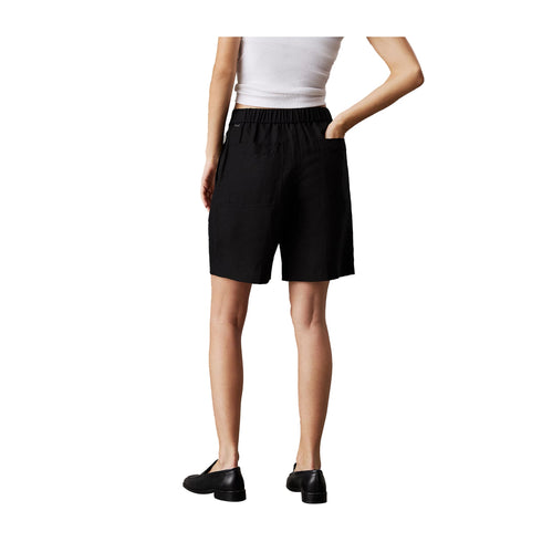 Calvin Klein Bermuda Bermuda Donna in misto lino 34 P25 - CALVIN KLEINK208380 - BEH - 34 - Francavilla Moda
